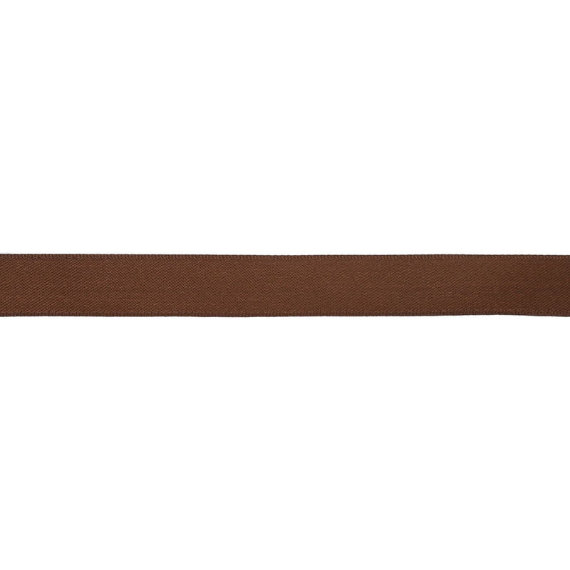 3/8" Single Face Satin Ribbon | Brown (850) | 100 Yard Roll