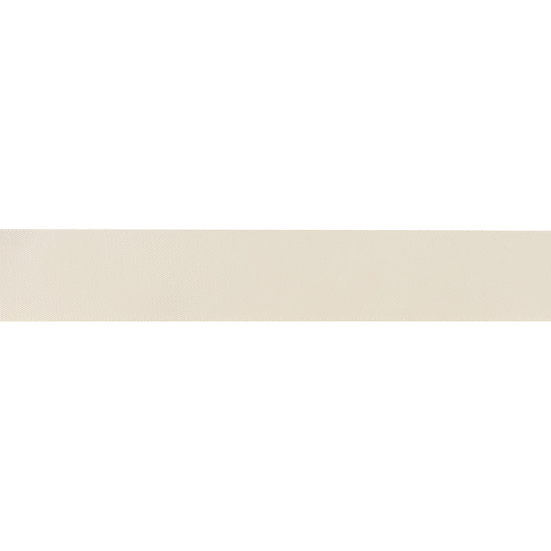 7/8" Single Face Satin Ribbon | Ivory (810) | 100 Yard Roll