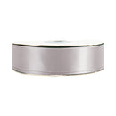 1 1/2" Single Face Satin Ribbon | Silver (012) |50 Yard Roll