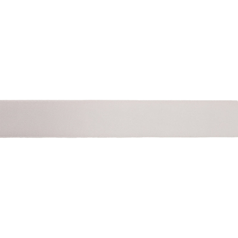 7/8" Single Face Satin Ribbon | Shell Grey (007) | 100 Yard Roll