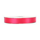 7/8" Single Face Satin Ribbon | Shocking Pink (175) | 100 Yard Roll