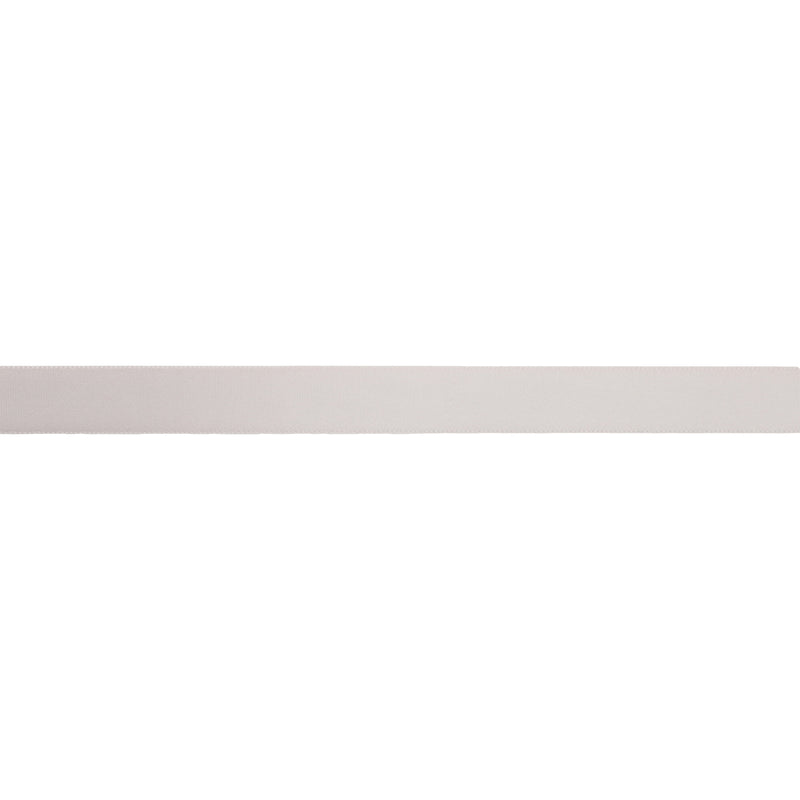 5/8" Single Face Satin Ribbon | Shell Grey (007) | 100 Yard Roll
