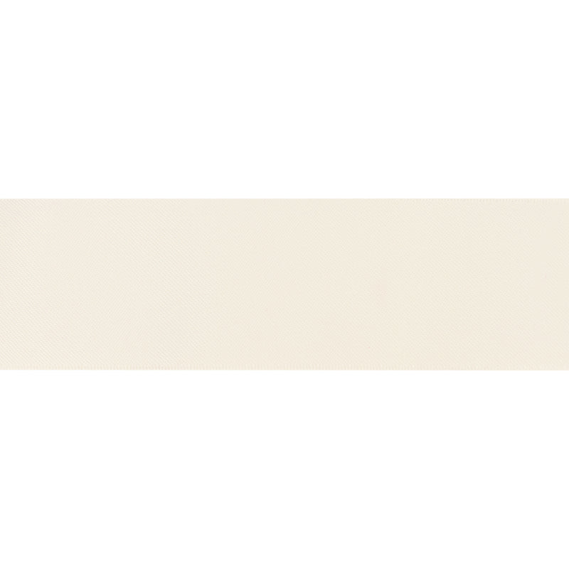 1 1/2" Single Face Satin Ribbon | Ivory (810) | 50 Yard Roll