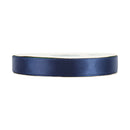 7/8" Single Face Satin Ribbon | Navy (370) | 100 Yard Roll