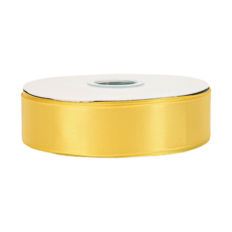 1 1/2" Single Face Satin Ribbon | Maize (650) | 50 Yard Roll