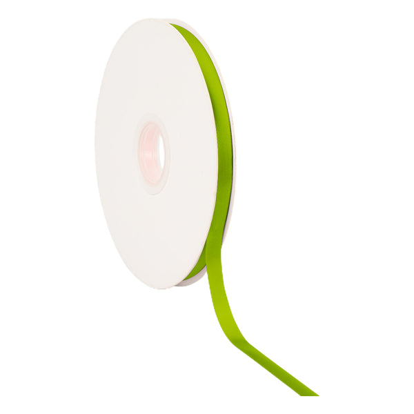 3/8" Single Face Satin Ribbon | Kiwi (548) | 100 Yard Roll