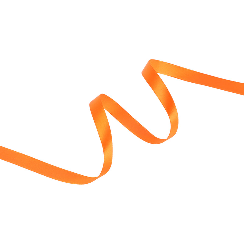 3/8" Single Face Satin Ribbon | Torrid Orange (750) | 100 Yard Roll