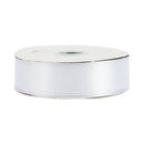 1 1/2" Single Face Satin Ribbon | White (029) | 50 Yard Roll