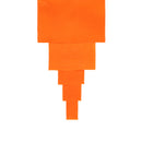 7/8" Single Face Satin Ribbon | Torrid Orange (750) | 100 Yard Roll