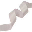 7/8" Single Face Satin Ribbon | Silver (012) |100 Yard Roll