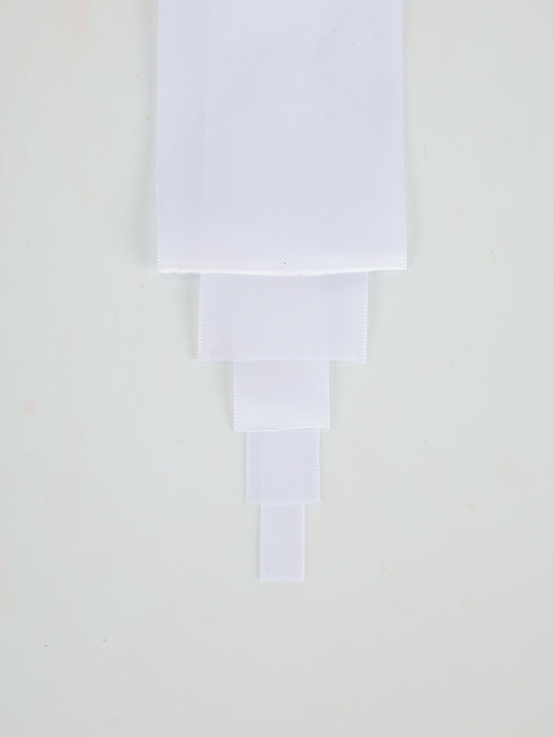 5/8" Double Face Satin Ribbon | White (029) | 100 Yard Roll