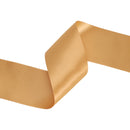 2 1/4" Double Face Satin Ribbon | Old Gold (690) | 50 Yard Roll