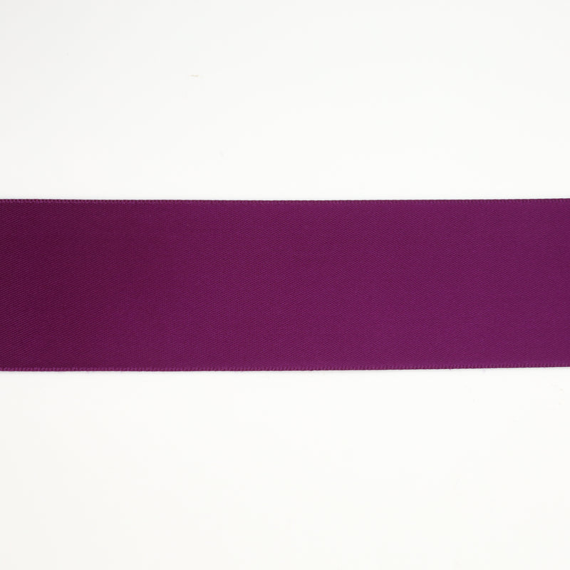 1 1/2" Double Face Satin Ribbon | Wine (275) | 50 Yard Roll