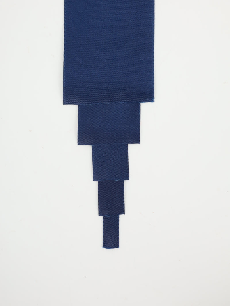 1 1/2" Double Face Satin Ribbon | Navy (370) | 50 Yard Roll
