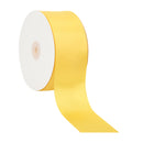 2 1/4" Double Face Satin Ribbon | Maize (650) | 50 Yard Roll