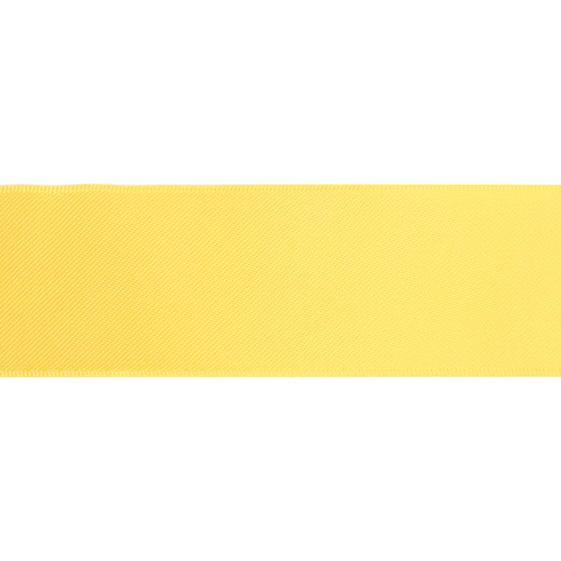 2 1/4" Double Face Satin Ribbon | Maize (650) | 50 Yard Roll