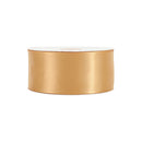 2 1/4" Double Face Satin Ribbon | Old Gold (690) | 50 Yard Roll