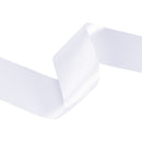 2 1/4" Double Face Satin Ribbon | White (029) | 50 Yard Rol