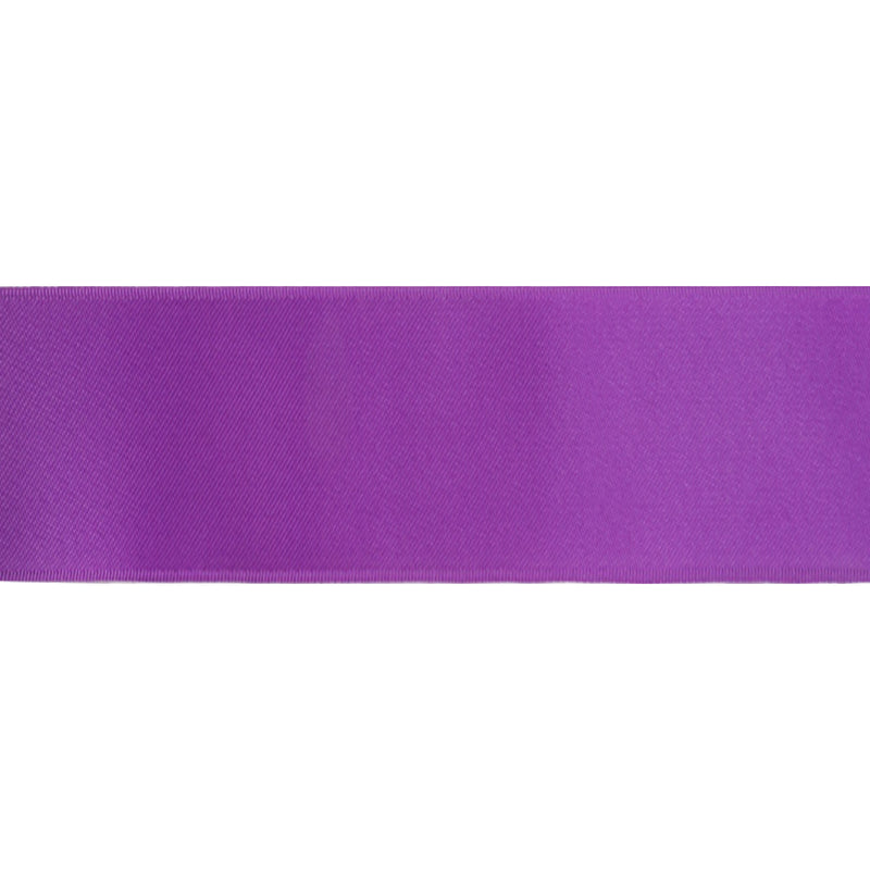 2 1/4" Double Face Satin Ribbon | Plum (285) | 50 Yard Roll