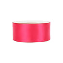 2 1/4" Double Face Satin Ribbon | Shocking Pink (175) | 50 Yard Roll