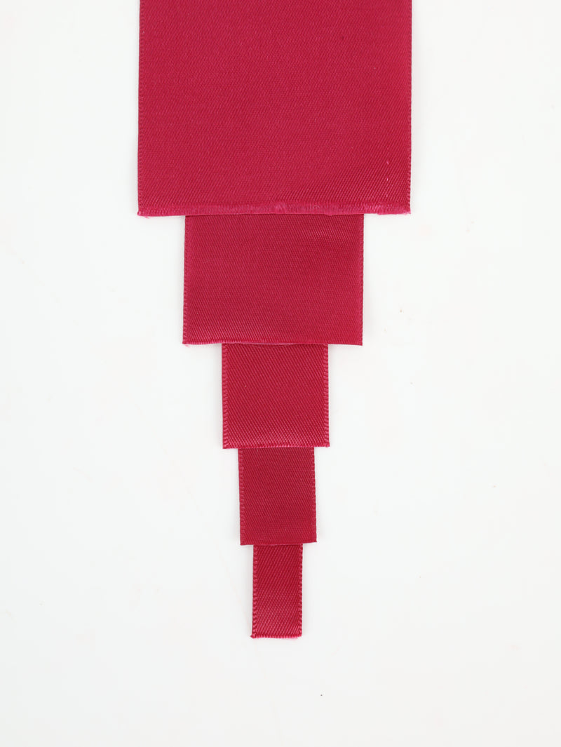 1 1/2" Double Face Satin Ribbon | Wine (275) | 50 Yard Roll