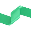 2 1/4" Double Face Satin Ribbon | Emerald (580) | 50 Yard Roll