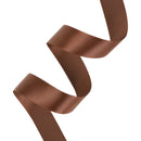 7/8" Double Face Satin Ribbon | Brown (850) | 100 Yard Roll
