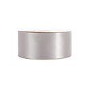 2 1/4" Double Face Satin Ribbon | Silver (012) | 50 Yard Roll
