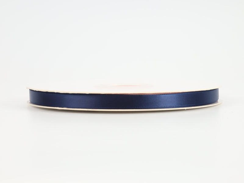 3/8" Double Face Satin Ribbon | Navy (370) | 100 Yard Roll