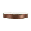 7/8" Double Face Satin Ribbon | Brown (850) | 100 Yard Roll