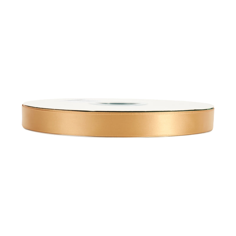 5/8" Double Face Satin Ribbon | Old Gold (690) | 100 Yard Roll