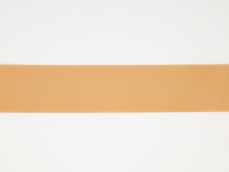 1 1/2" Double Face Satin Ribbon | Old Gold (690) | 50 Yard Roll