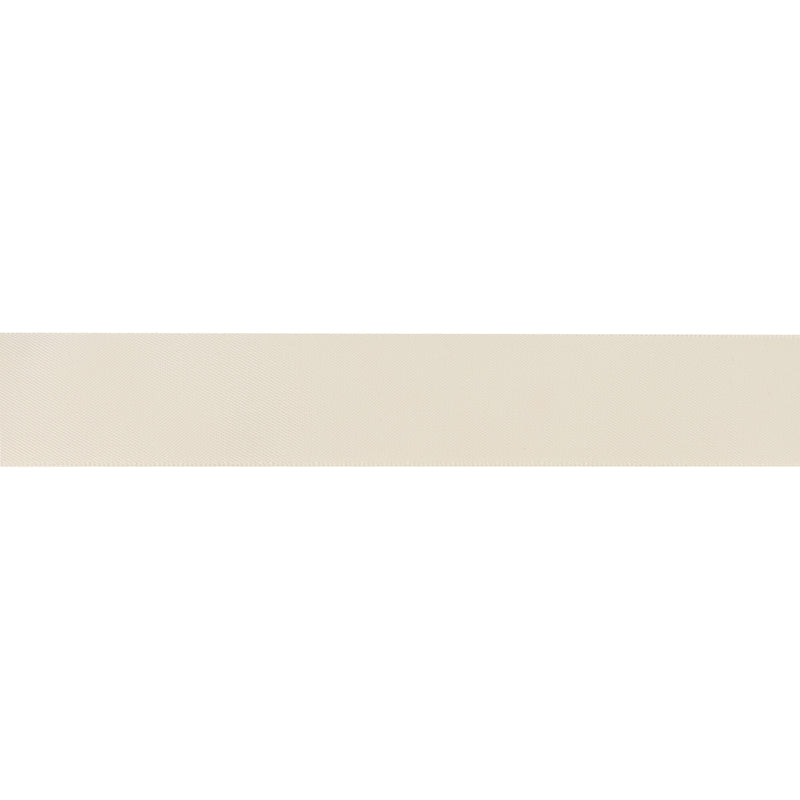 7/8" Double Face Satin Ribbon | Ivory (810) | 100 Yard Roll