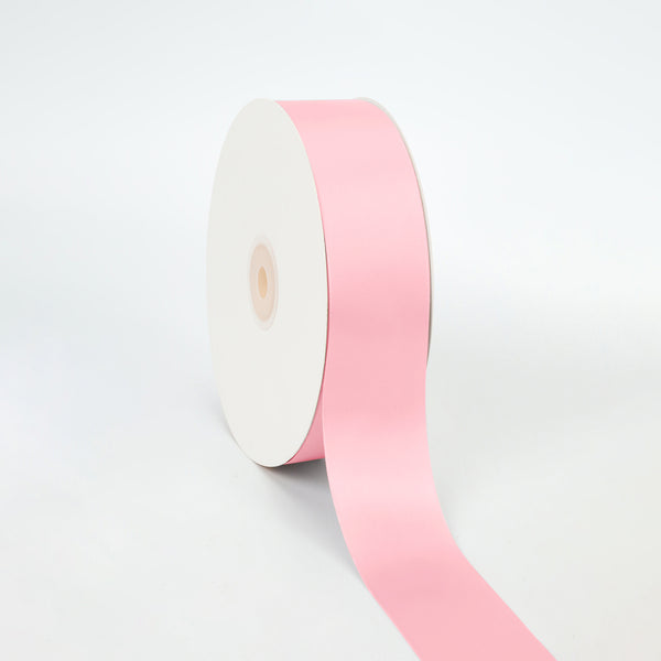 1 1/2" Double Face Satin Ribbon | Pink (150) | 50 Yard Roll