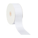 2 1/4" Double Face Satin Ribbon | White (029) | 50 Yard Rol