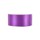 2 1/4" Double Face Satin Ribbon | Purple (465) | 50 Yard Roll
