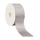 2 1/4" Double Face Satin Ribbon | Silver (012) | 50 Yard Roll