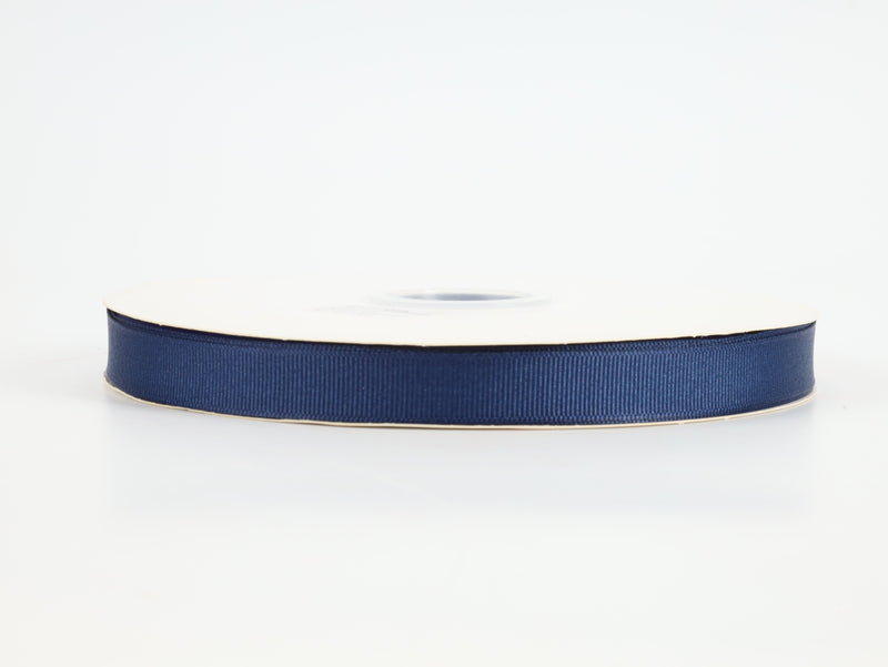 3/8" Textured Grosgrain Ribbon | Navy (370) | 100 Yard Roll
