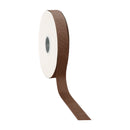7/8" Textured Grosgrain Ribbon | Brown (850) | 100 Yard Roll