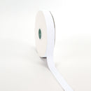 7/8" Textured Grosgrain Ribbon | White (029) | 100 Yard Roll