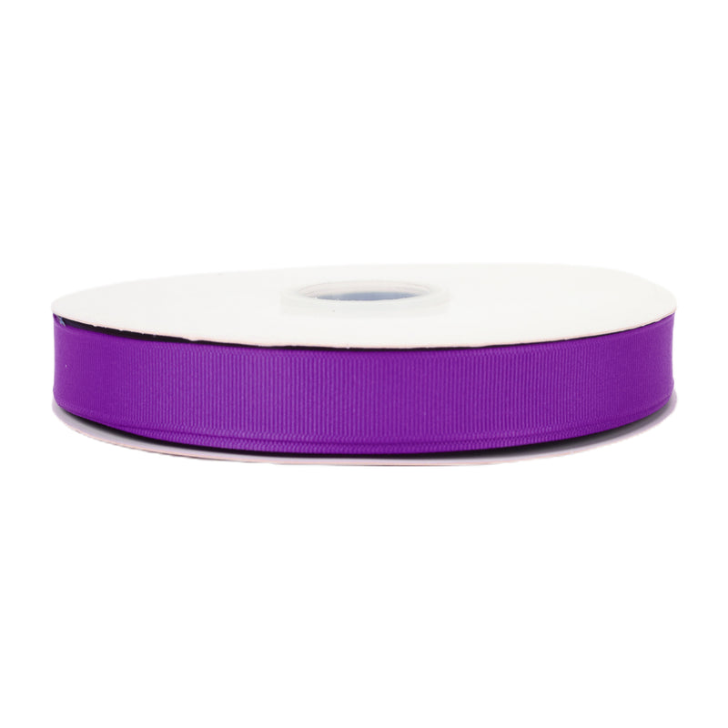 7/8" Textured Grosgrain Ribbon | Purple (465) | 100 Yard Roll