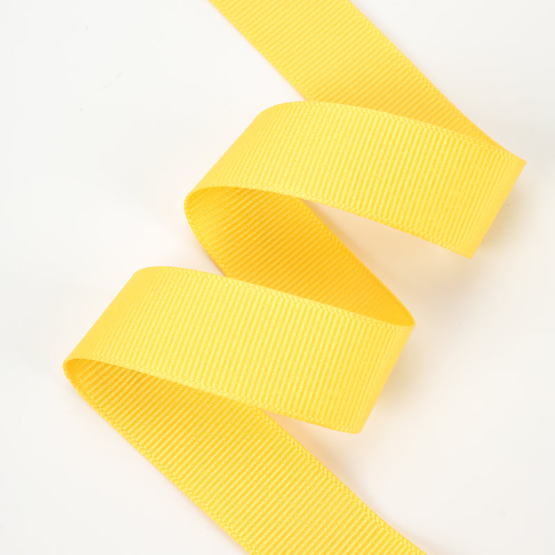 3/8" Textured Grosgrain Ribbon | Maize (650) | 100 Yard Roll