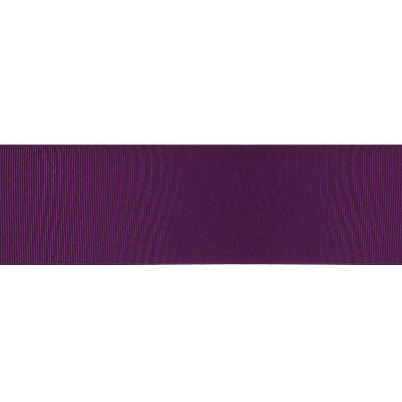 2 1/4" Textured Grosgrain Ribbon | Plum (285) | 50 Yard Roll