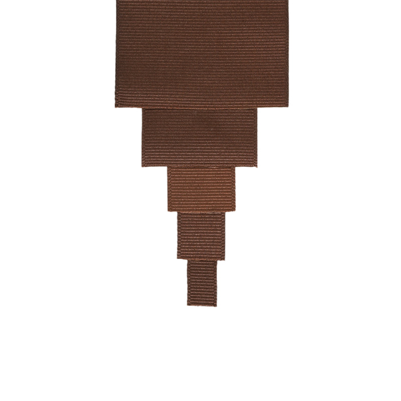 2 1/4" Textured Grosgrain Ribbon | Brown (850) | 50 Yard Roll