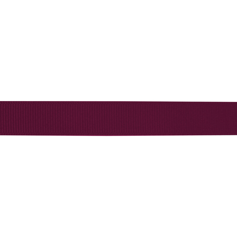 7/8" Textured Grosgrain Ribbon | Wine (275) | 100 Yard Roll