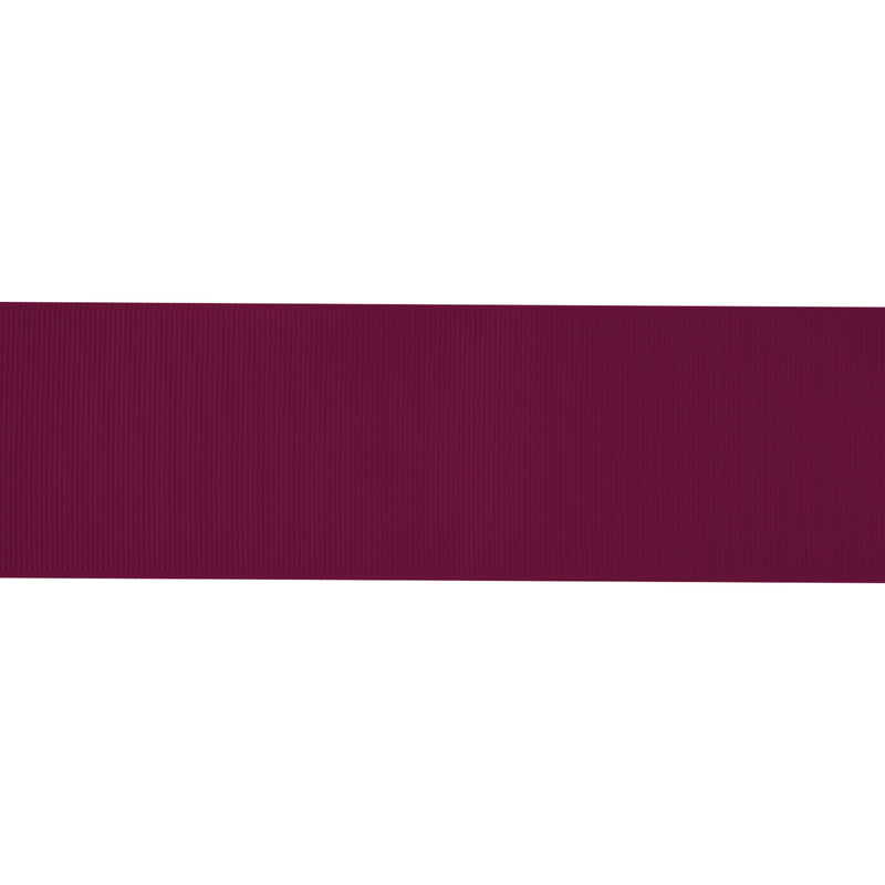 2 1/4" Textured Grosgrain Ribbon | Wine (275) | 50 Yard Roll