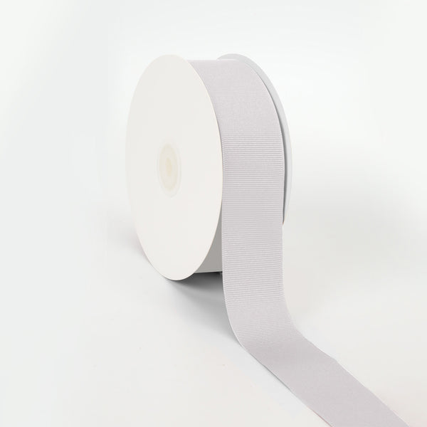 1 1/2" Textured Grosgrain Ribbon | Shell Grey (007) | 50 Yard Roll