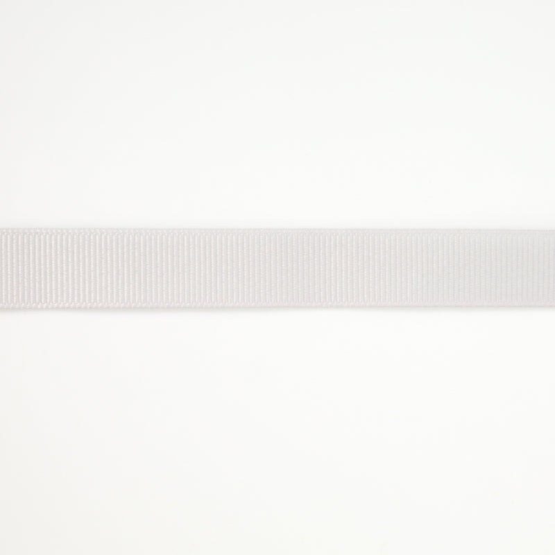 7/8" Textured Grosgrain Ribbon | Shell Grey (007) | 100 Yard Roll