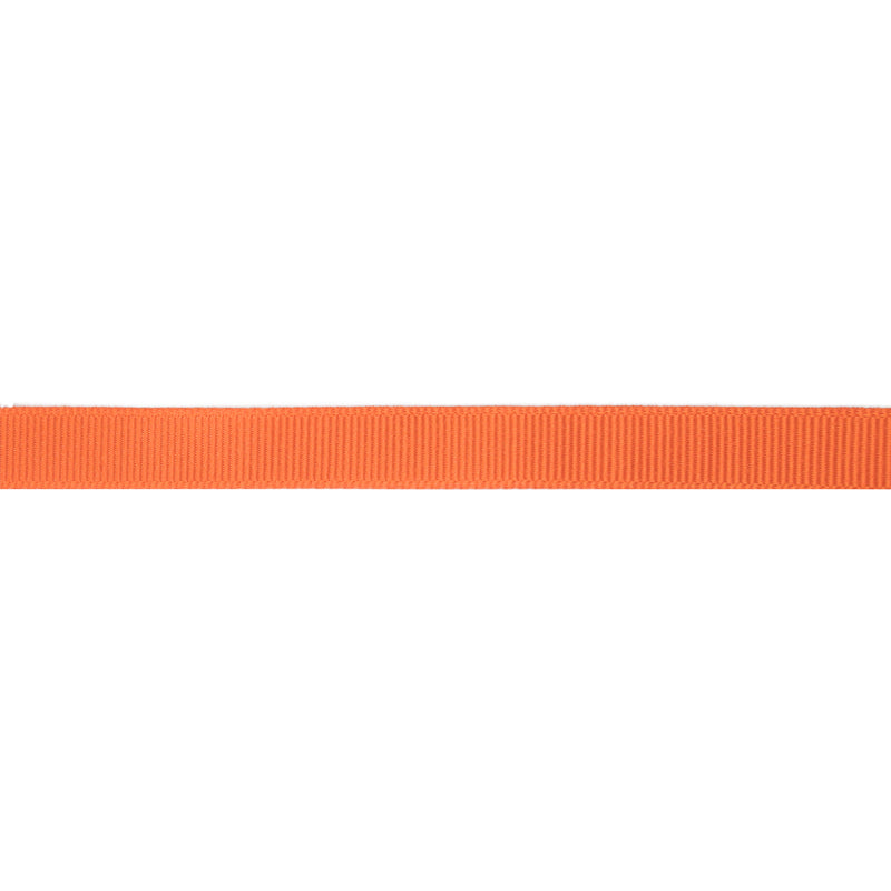 3/8" Textured Grosgrain Ribbon | Torrid Orange (750) | 100 Yard Roll