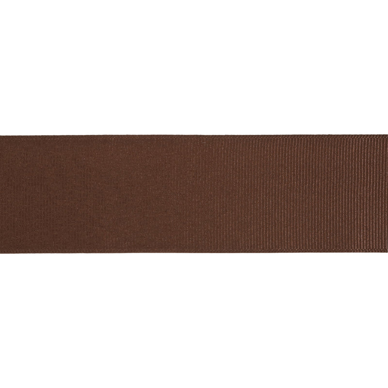 1 1/2" Textured Grosgrain Ribbon | Brown (850) | 50 Yard Roll